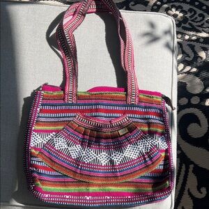 Artesanias Pinzon hobo Striped Tote Bag